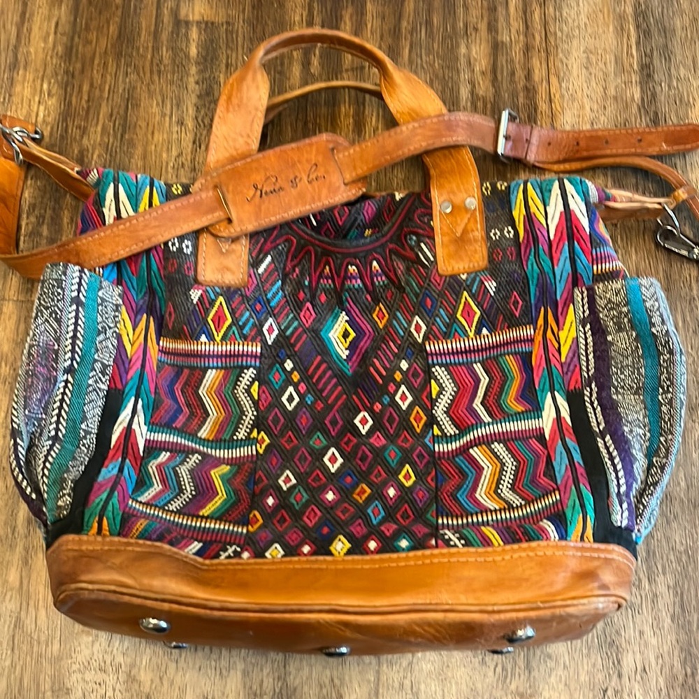 Nena & Co. Multicolor Patterned Shoulder Bag